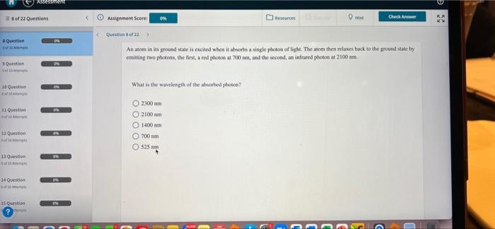  of 22 Questions Assignment Score: Resources Win Check Answer Question Question