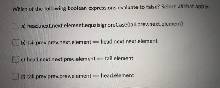 public Node (String s) { element = S; } } Suppose we