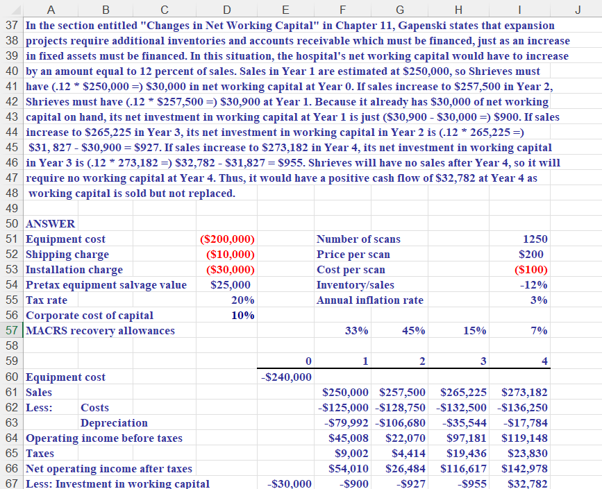 Part B (with formulas and work included). Thanks! A B D E
