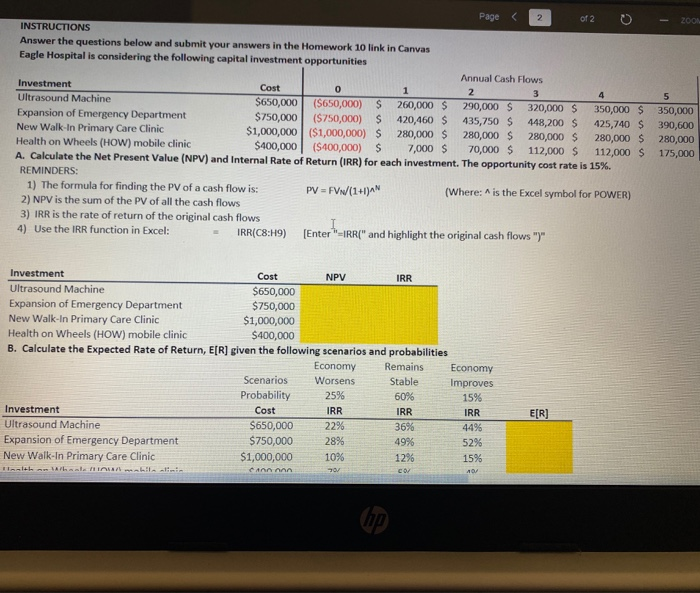ass Laple Health co n g the following capital in the or