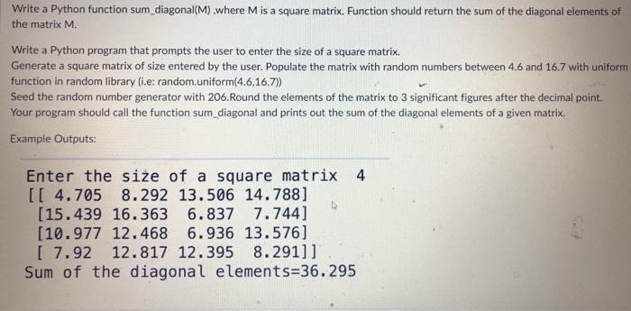 Python, please help, please write the code that can run and please