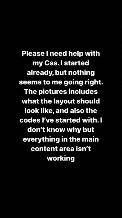 page layout from scratch: Black and white, No color scheme is needed