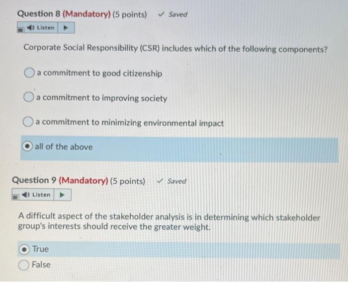 suggests that its employees apply Kant's "Categorical Imperative" to ethical issues at