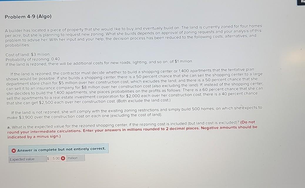  please help with this question regarding expected revenue and value Problem