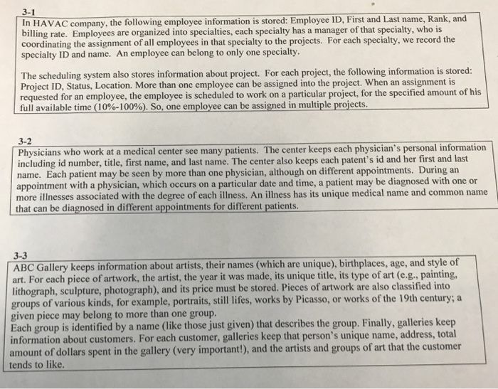 a data model (ERD) based on the following business rules. You must