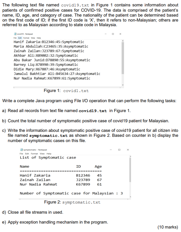Please help me solve this question. Thank You! [Object-oriented programming] [Java] p/s: