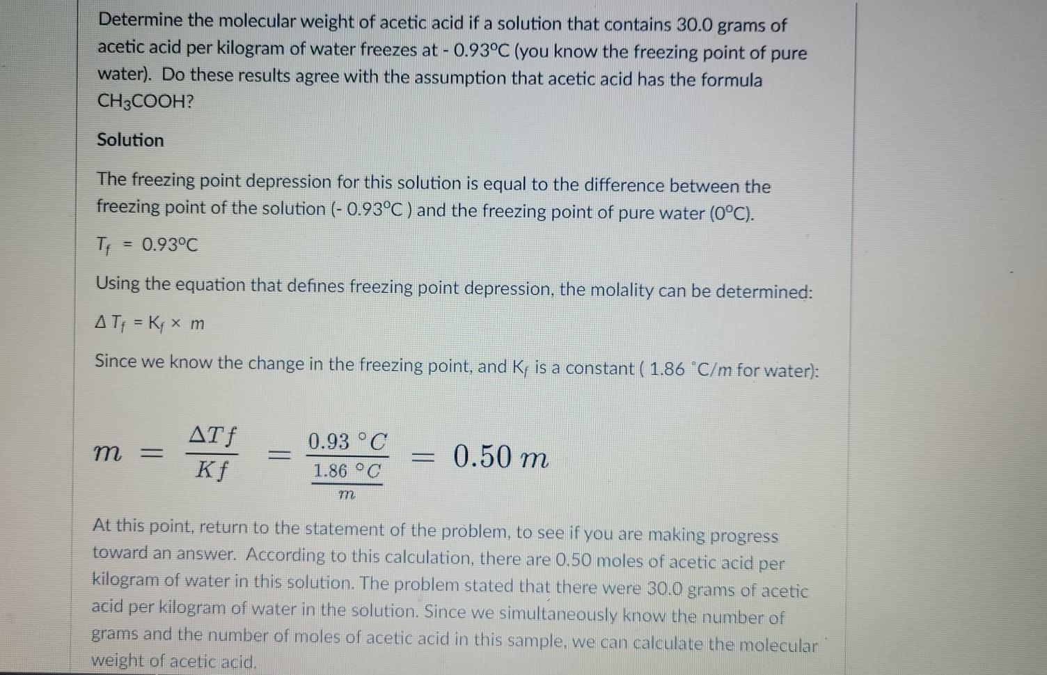  I need help can you please help me Determine the molecular