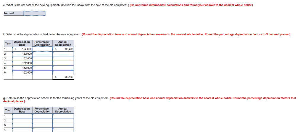 ago for $62,000. The equipment falls into the tive-year category for MACRS