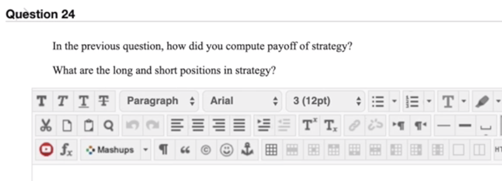 23 A box spread is constructed using the following options: 1. European
