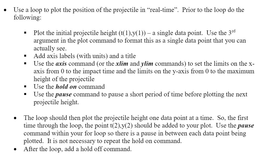 of a projectile, y (m), is: 1 y = + V, sin(O)