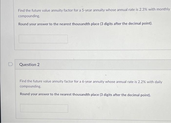 please help solving both. ive gotten these wrong three times now Find