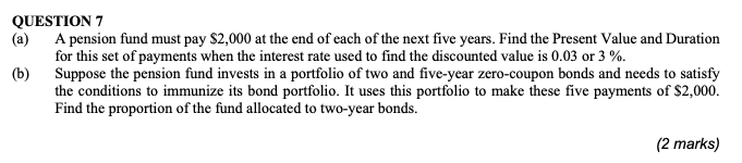 ANNUITIES & PORTFOLIO IMMUNIZATION (IMMUNIZE) PLEASE ANSWER A & B, need answer