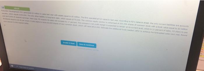 assets equal to $5 million. The firm operated at full capacity last