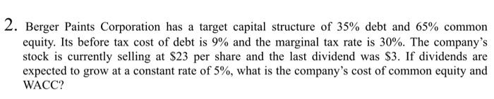 Please DO NOT use excel. Show all work and explain each step.