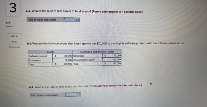 owns computer equipment worth $30,000 and has cash on hanf of $20,000