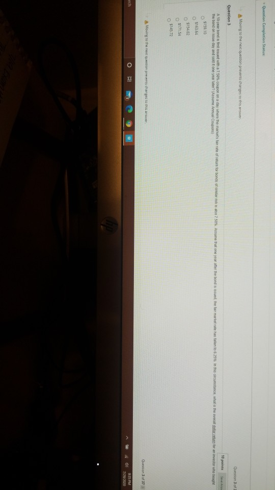 Question Completion Status: Moving to the next question prevent changes to