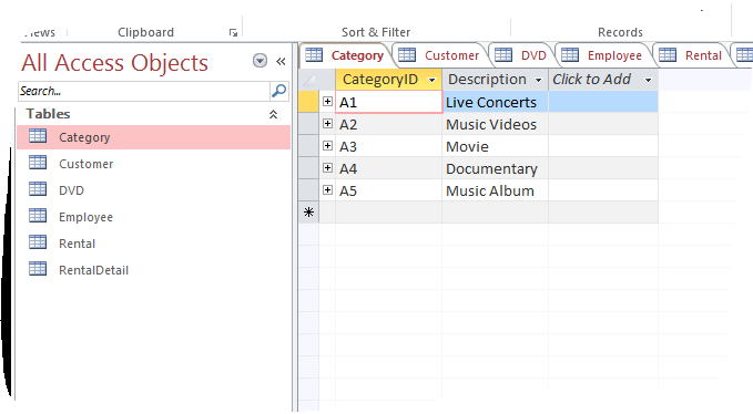 5. Create a query to show the total amount of DVD rented