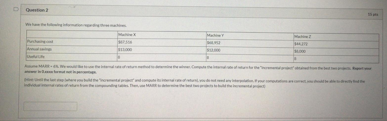 Please solve with all the steps and answer correctly please Question