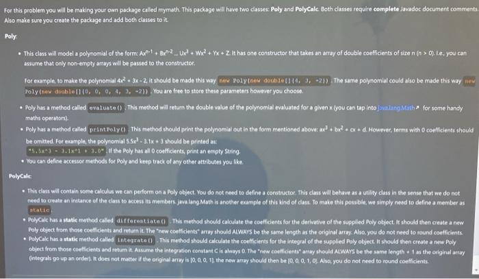 please help with Java For this problern you will be making your