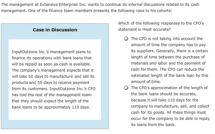 mature firm that has a stable flow of business. The following data