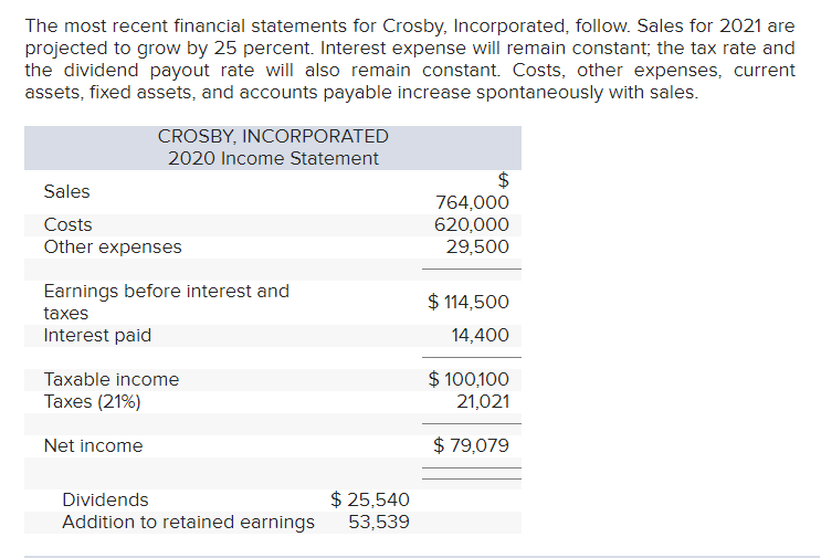  Please show all your calculation and explain The most recent financial