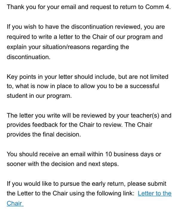 Please explain that due to technical difficulties I could access my email