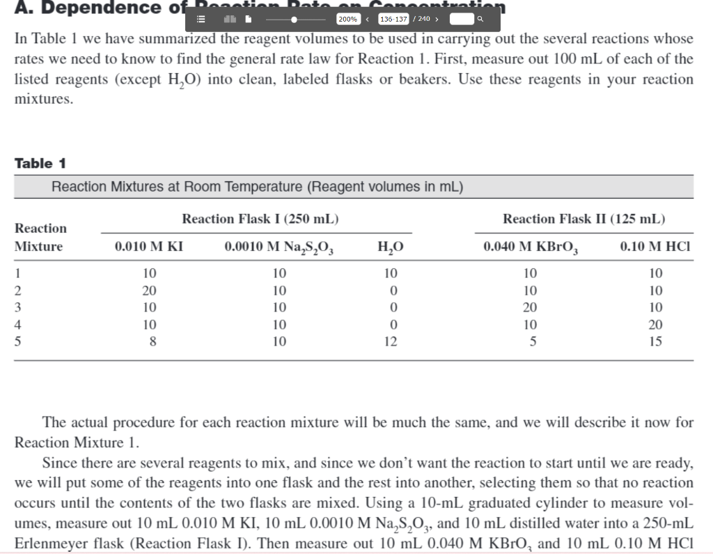 For reference, I have included the lab instructions below the table I
