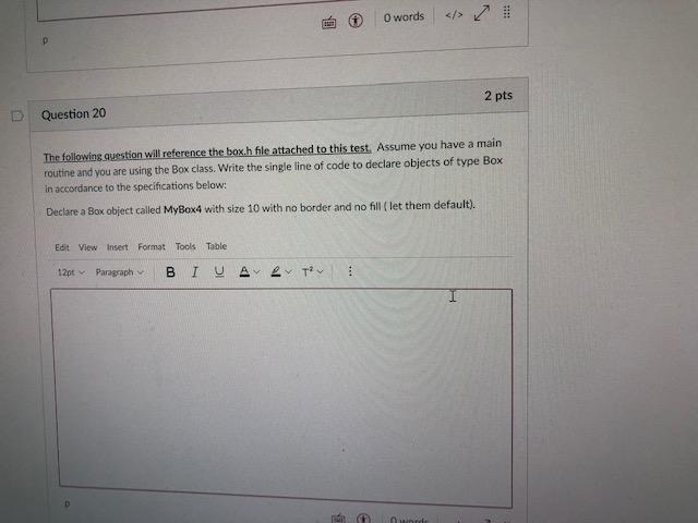char const char MAXIMUMCHAR W Maximum char do namespace Box class box