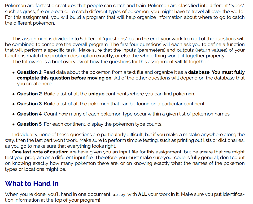 The answer to this question should be in Python Language (Python 3)