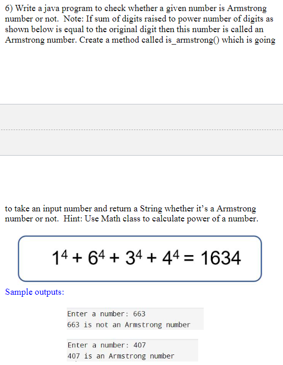  6) Write a java program to check whether a given number