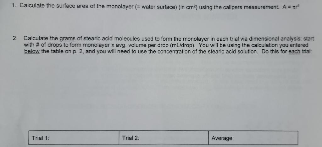 2 Trial Iml 7 ML Initial volume (mL) O ML Final volume