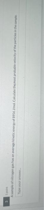 how do you do this one ? 1 polnt A sample of