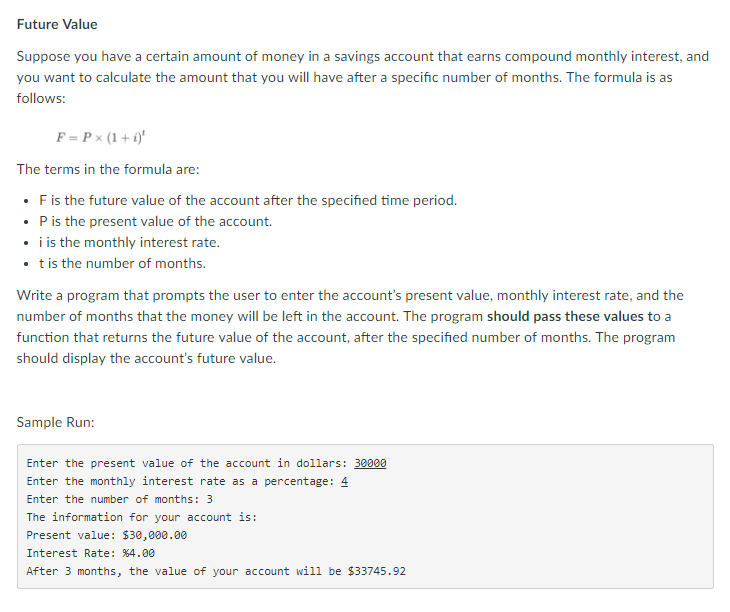  Please answer the question in PYTHON 3. keep the code simple.