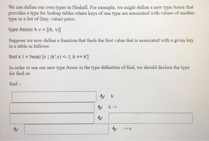 Lambda Calculus and Functional Programming We can define our own types in