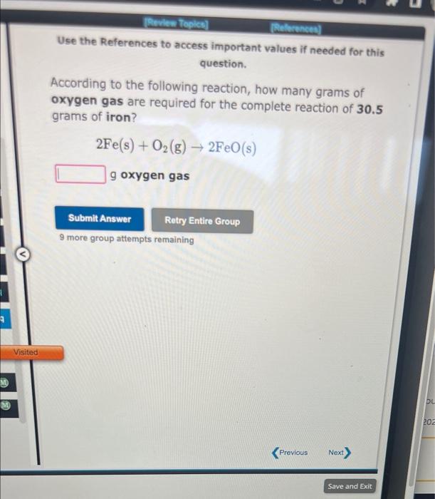 please solve Use the References to access important values if needed for