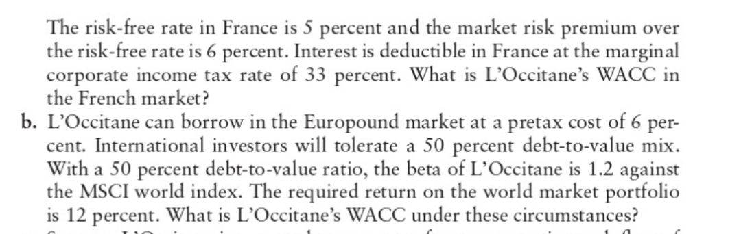 1.2 when measured against a world stock market index and 1.4 against