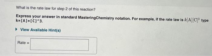 reaction? Express your answer in standard MasteringChemistry notation. For example, if the