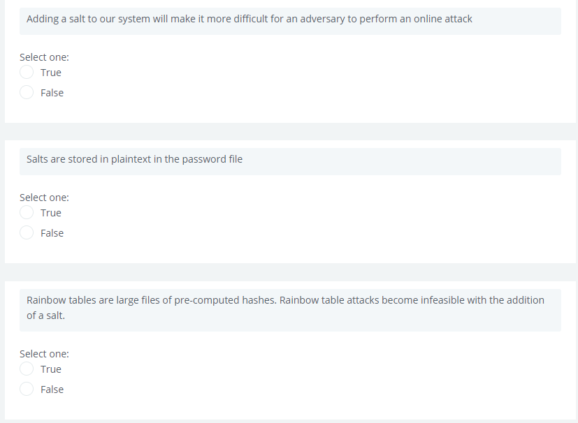 3(a) Adding a salt to our system will make it more difficult