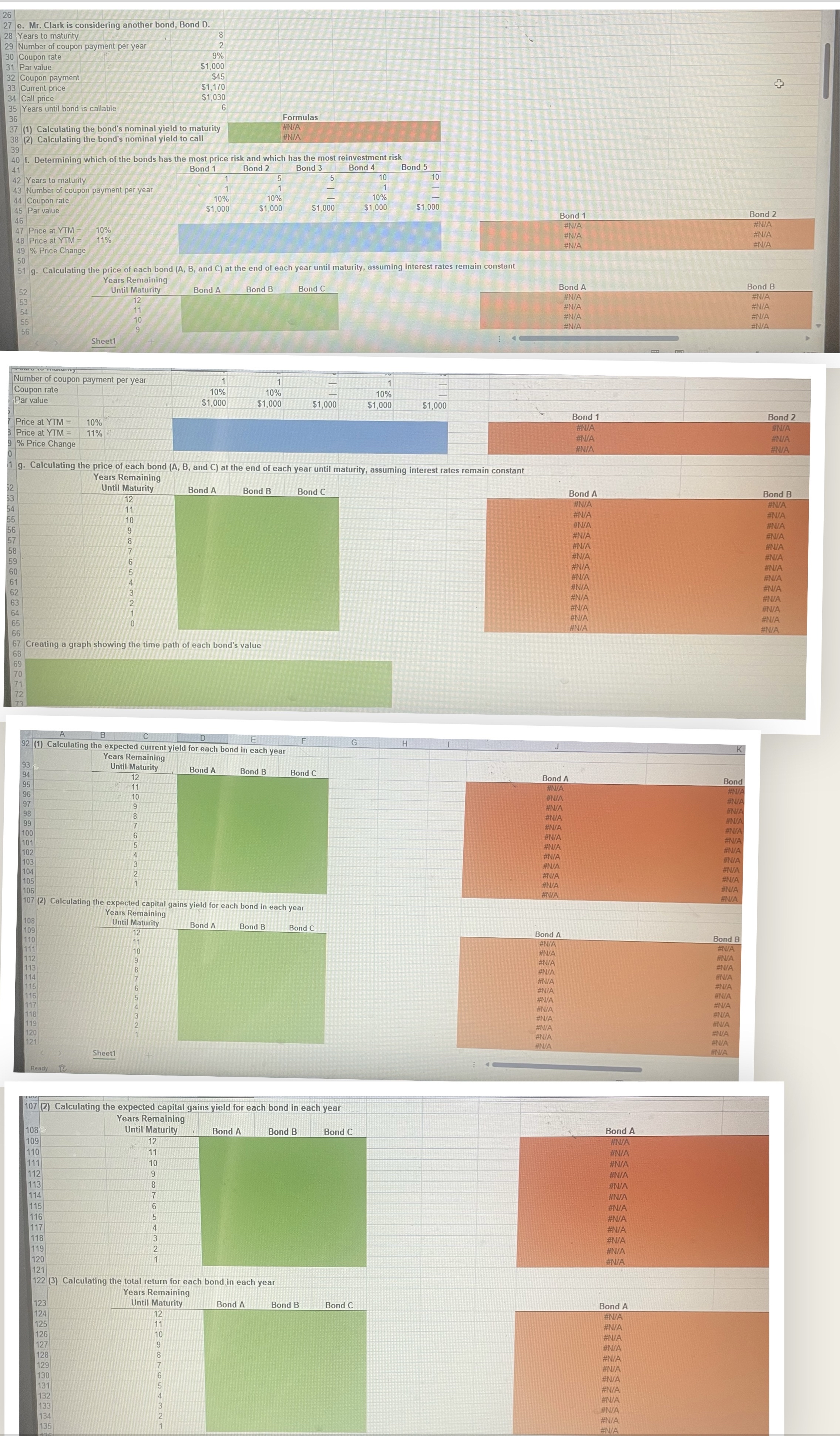  Bind prices Bind A =1136.27 Bond B=1000.00 Bind C=863.73 