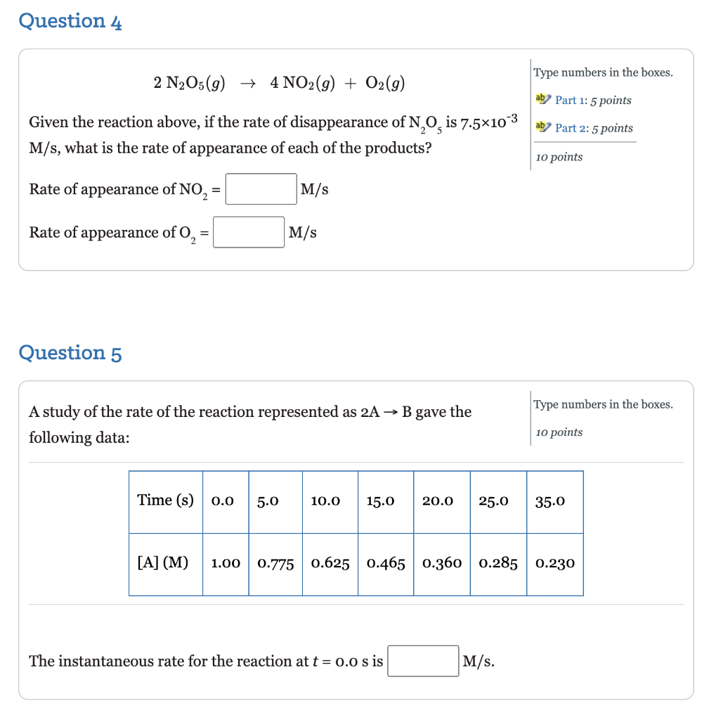 relates the appearance of H, to the disappearance of NH,? . rate