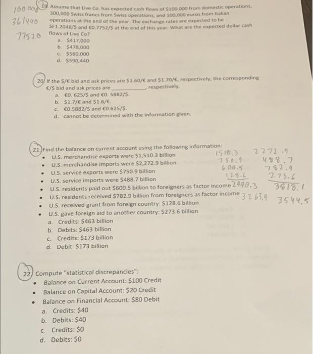 answer and explain please 160.00 B. Assume that live.co has expected cash