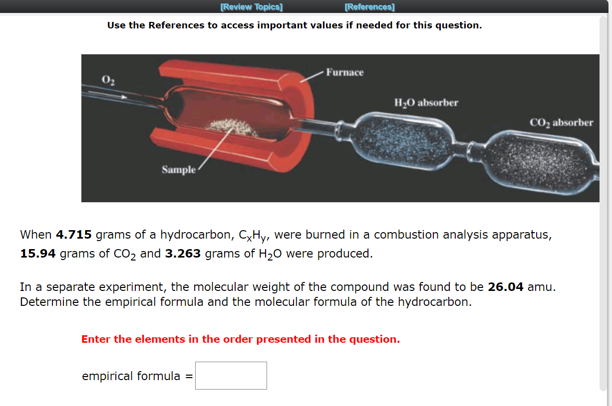  [Review Topics] [References] Use the References to access important values if