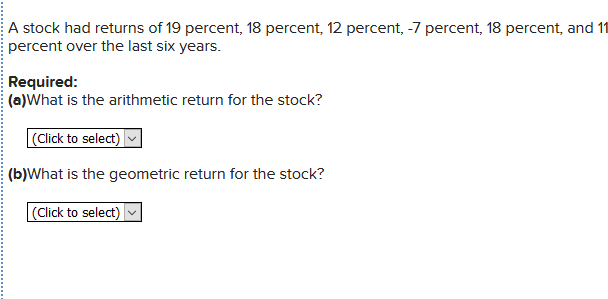the past year? (Click to select) Requirement 2: What was your total