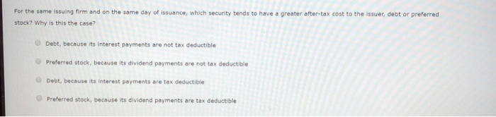 some characteristies that are typical of debt and others that are typical