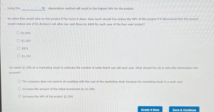 of an expansion project Companies invest in expansion projects with the expectation