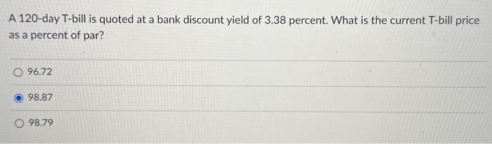 yield will increase the current price. The current price will increase as