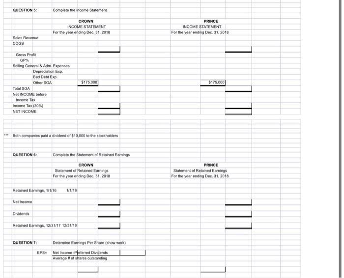 term debt of $200,000 During the year, both companies purchased inventory as