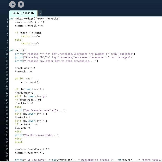 buns are sold in packages containing 8 buns. One question we can