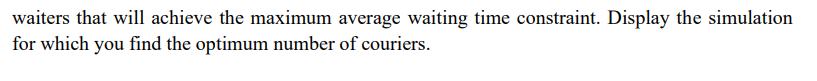 supposed to implement a Java program for the scheduling problem of a