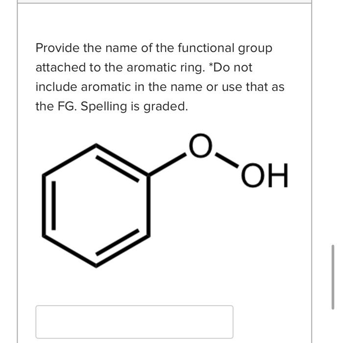 rate if its correct. plz Provide the name of the functional group